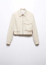 Cropped bomber τζάκετ