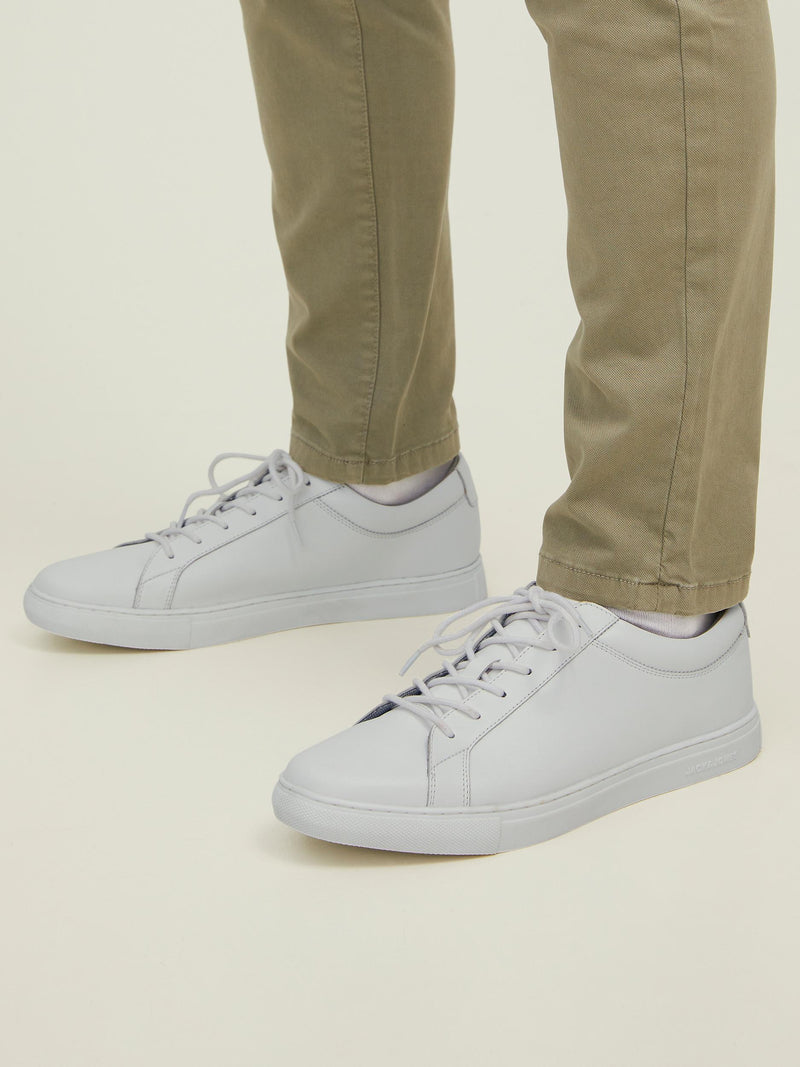 Δερμάτινα low-top sneakers