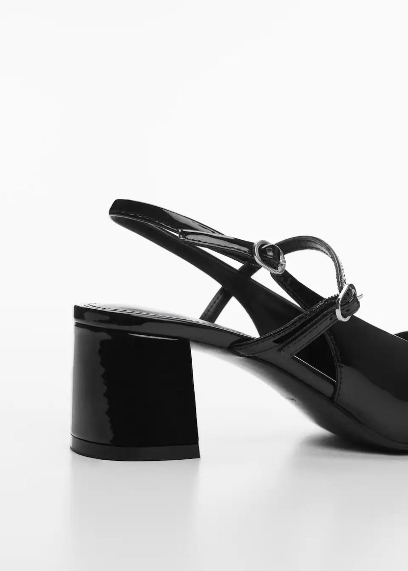 Τακούνια slingback με χοντρό τακούνι