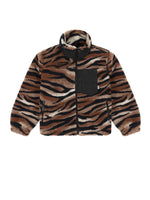 Μπουφάν sherpa με animal print