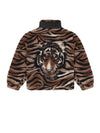 Μπουφάν sherpa με animal print