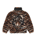 Μπουφάν sherpa με animal print