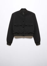 Cropped bomber τζάκετ