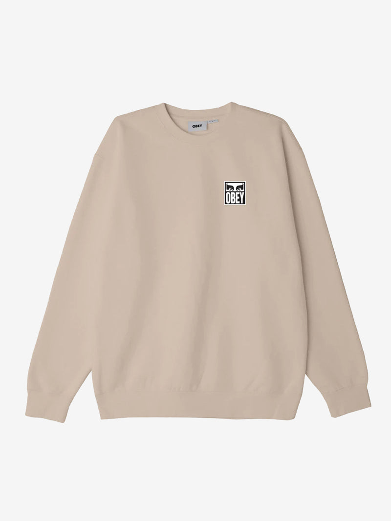 Φούτερ crewneck με τύπωμα Eyes Icon